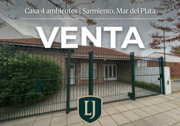Venta Chalet 4 Ambientes en Parque Sarmiento 